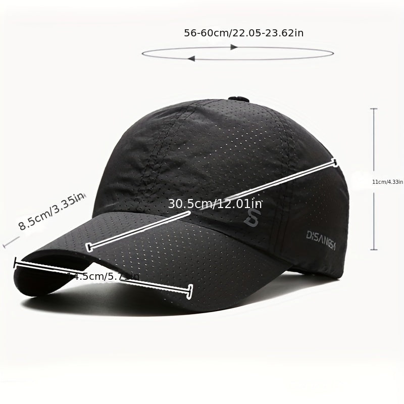 Quick Drying Thin Cap Outdoor Men's Sun Fishing Baseball Cap