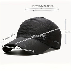 Quick Drying Thin Cap Outdoor Men's Sun Fishing Baseball Cap