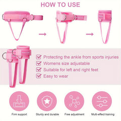 2pcs Fitness Ankle Strap with 3pcs Resistance Ropes