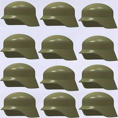 12pcs Mini Building Block Character Warrior Helmets DIY Dressing Toys