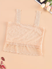 Lace Tank Top Sleeveless Trim Lingerie