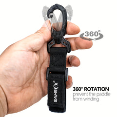 SAMSFX 6pcs Fishing Rod Holding Belts Boat Fishing Straps Clips