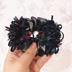 1pc Flower Hair Elastic Hair Rope Large Hair Ties