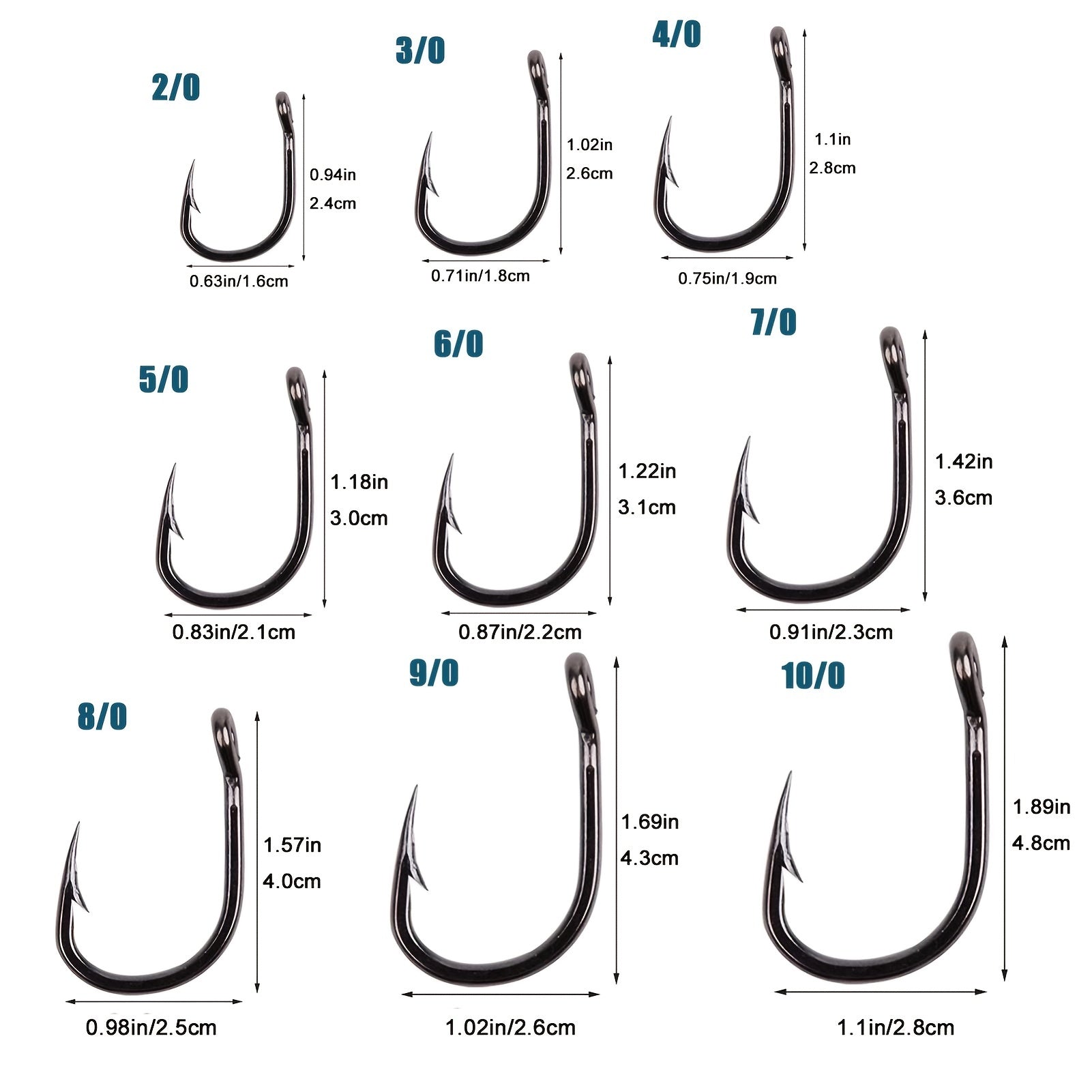 25pcs Stainless Steel Saltwater Fishing Hooks for Productive Trips