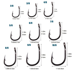 25pcs Stainless Steel Saltwater Fishing Hooks for Productive Trips