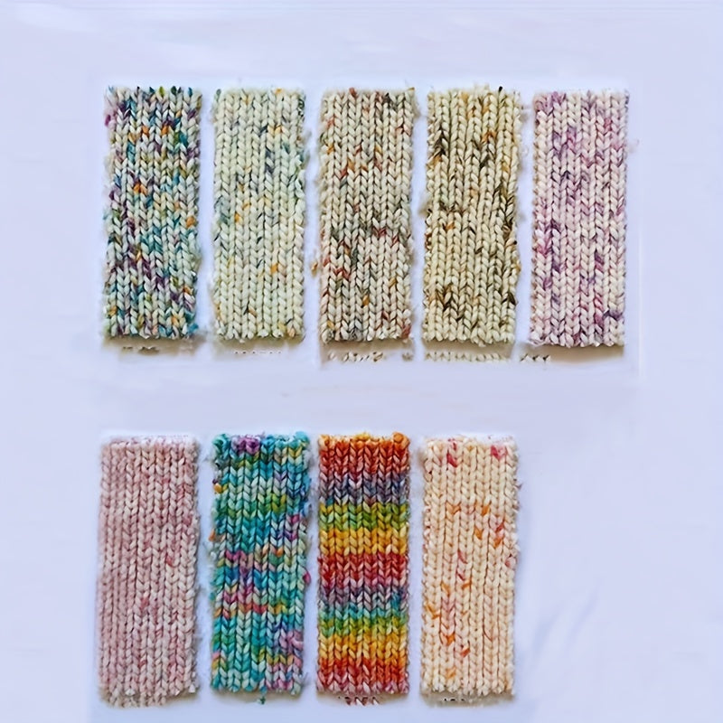 Rainbow Gradient Icelandic Yarn for Hand Crocheting Gloves