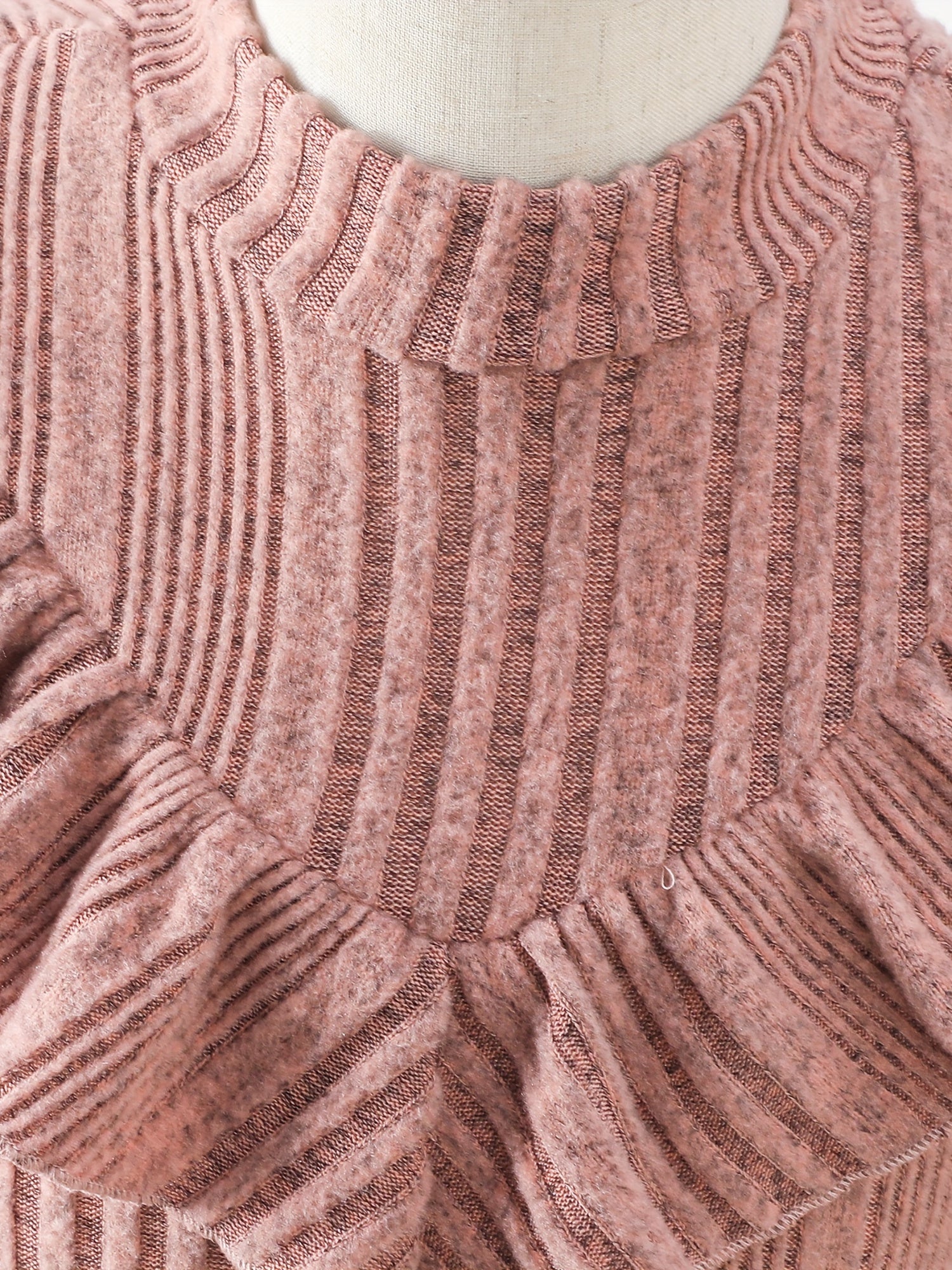 Girls Ruffle Trim Sweater Dress for Autumn Winter