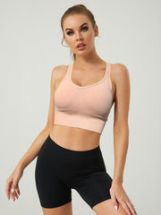 Adjustable Wirefree Yoga Sports Bra Quick Drying