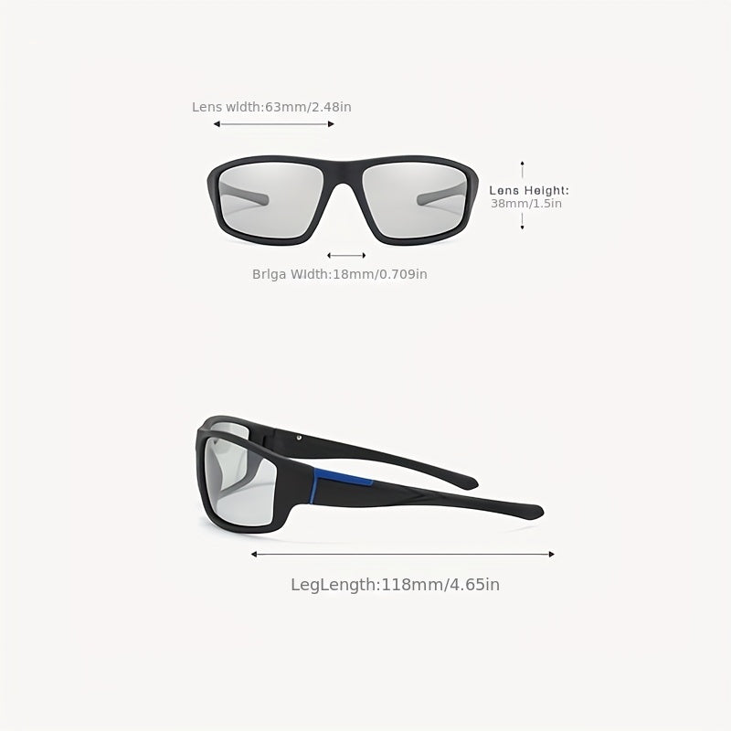 Men's Polarized Sports Sunglasses Night Vision Protective Glasses