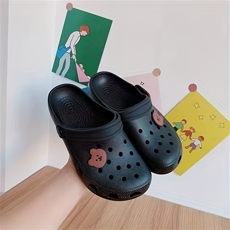 Women's Bear Clogs Slip On Slide Shoes Sandals