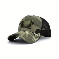 Men's American Flag Baseball Cap Trucker Hat