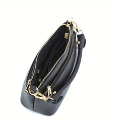Women's Leather Handbag Large Capacity Tote & Crossbody Bag Multiple Colors