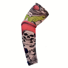 6-Pack Outdoor Tattoo Arm Sleeve Cover for Cycling & Sunscreen