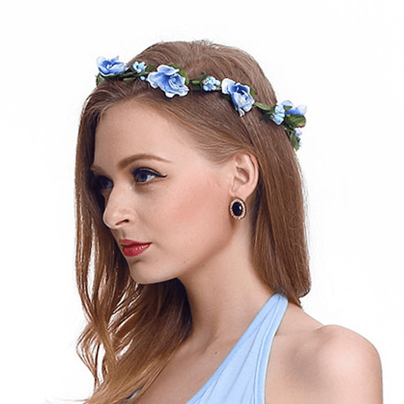 European&American Floral Headpiece Plum Blossom Bridal Crown