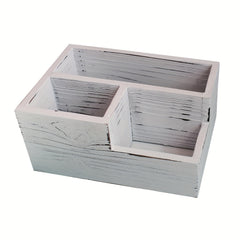 American Rustic Style Pen Holder Storage Box Desktop Placement Sorting