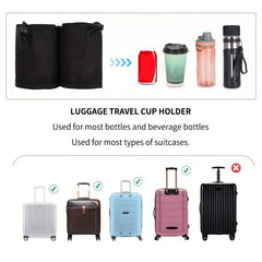 Portable Luggage Cup Holder Lightweight Travel Coffee Cup Container
