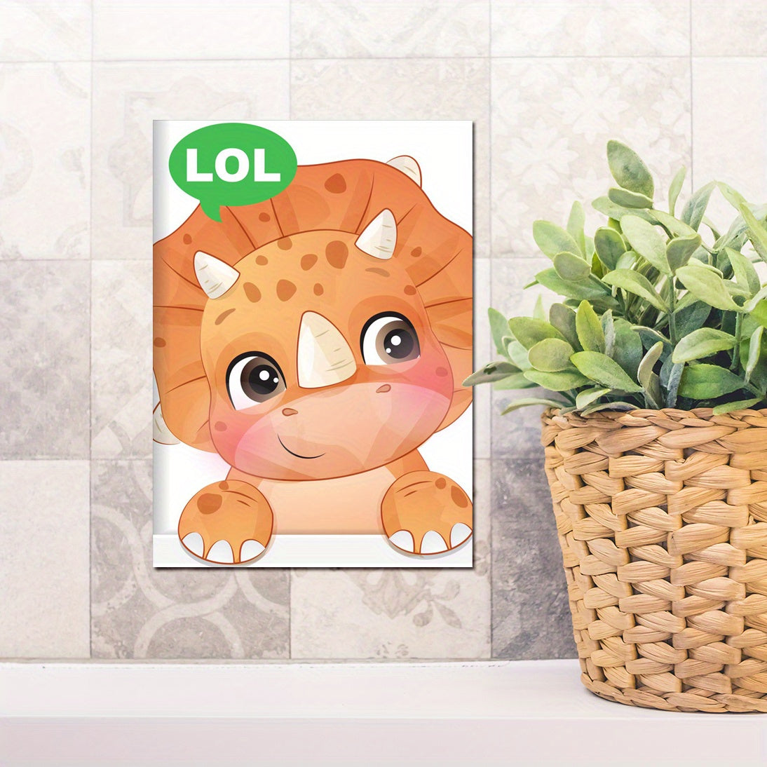 Cute Baby Dinosaur Wall Stickers - Kids Room Decor