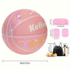 High Elasticity Rubber Basketball Set for Training