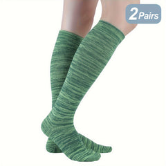Bamboo Fiber Sports Compression Socks, 2 Pairs
