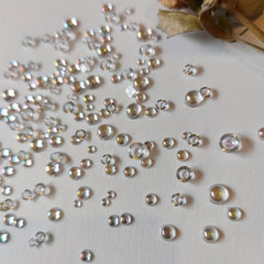350pcs DIY Shower Beads Scrapbook Decoration Water Drops Nail Art