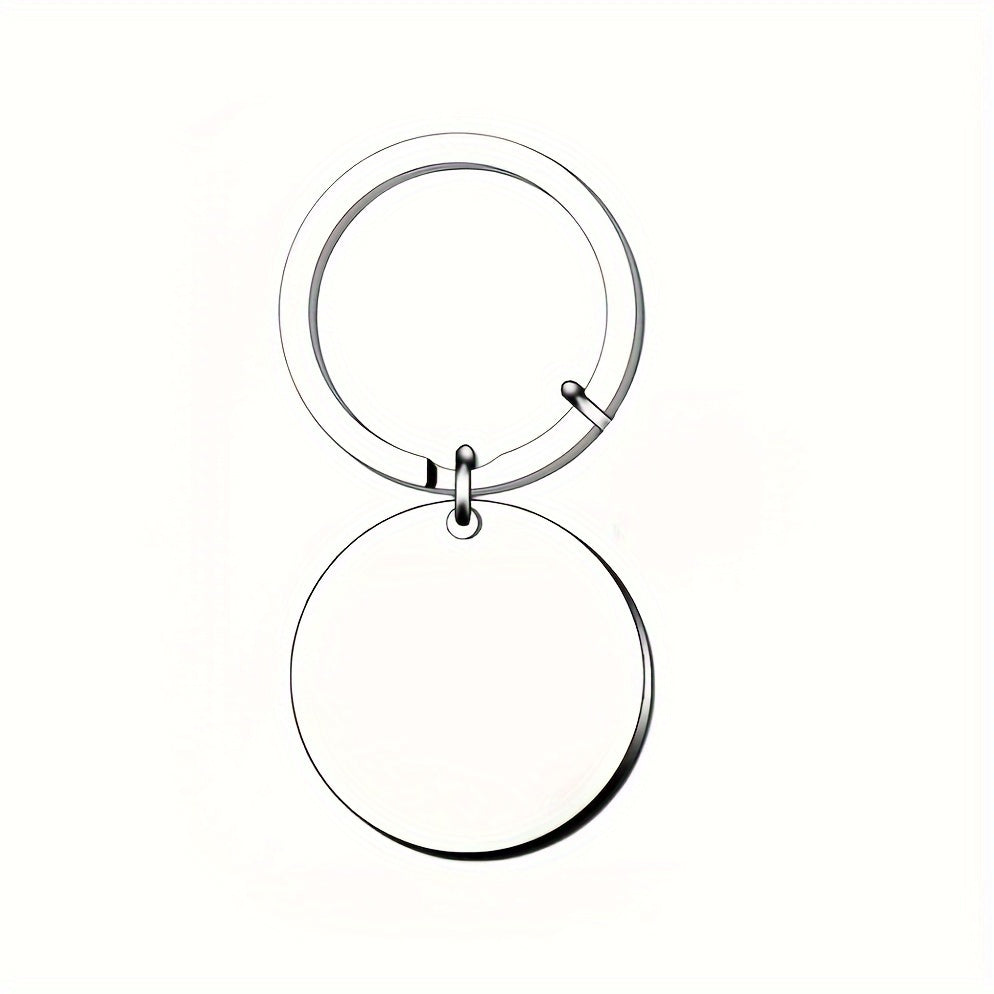 Love You Most Win Pattern Keychain Stainless Steel Accessories