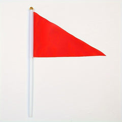 1pc Small Colored Flags Triangular Small Red Flags Waving Flags