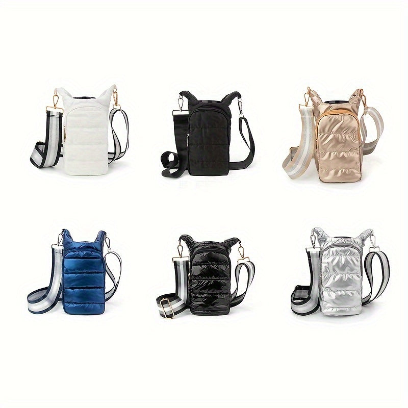 Portable Cup Protective Cover with Carrying Strap and Insulated Sleeve