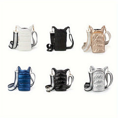 Portable Cup Protective Cover with Carrying Strap and Insulated Sleeve