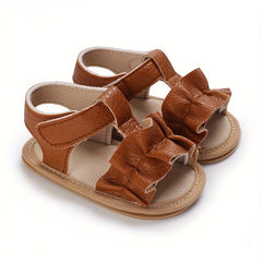 Baby Girls Open Toe Sandals Breathable Lightweight Anti Slip Sandals