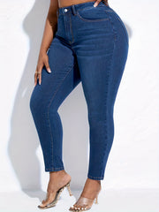 High Rise Stretch Skinny Jeans