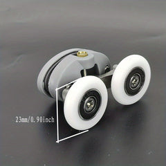 4pcs Shower Room Pulley Whower Door Rollers Runners Two Wheels