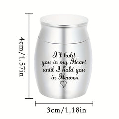 Eternal Memorial Stainless Steel Pet Urn for Dog and Cat Ashes