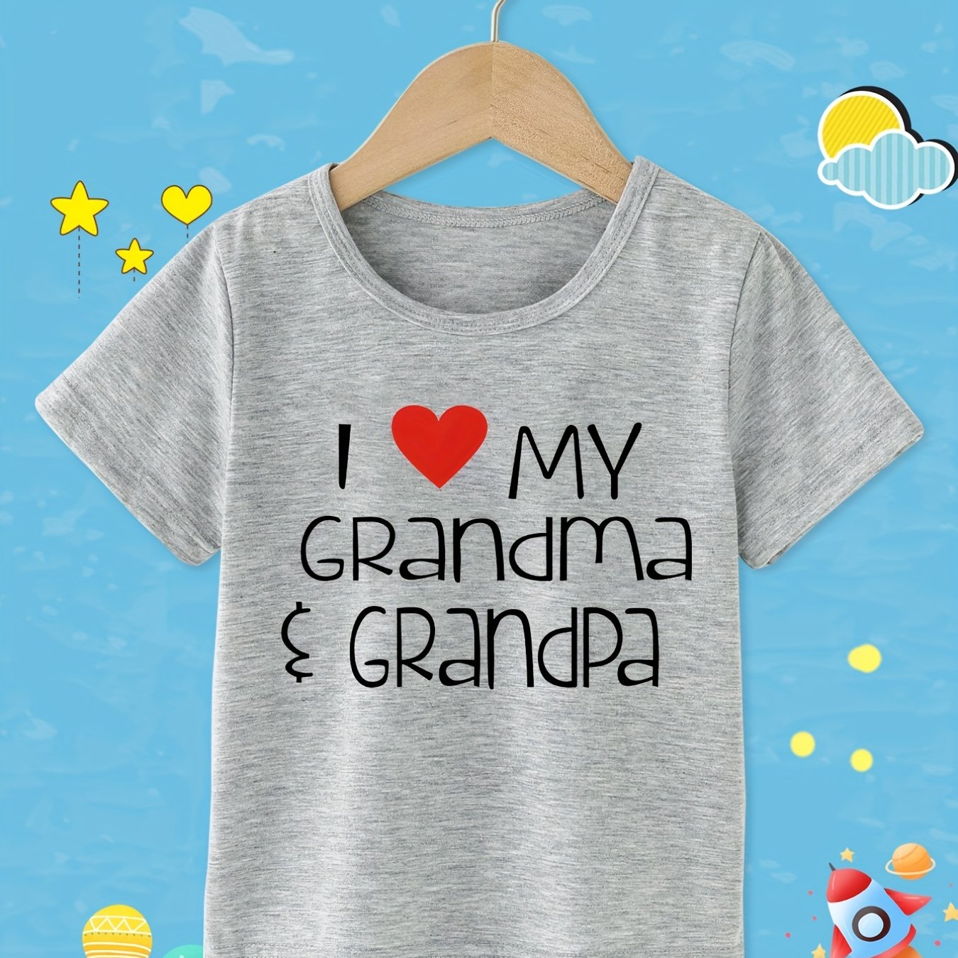 Graphic Girls T Shirt Casual Crewneck Short Sleeve Tops for Kids