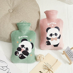 500ml 1000ml Panda Hot Water Bag Plush Safety Hand Warmer