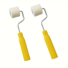 2pcs 1/2in Mini Paint Rollers for Touch Up Trim Edge Small Paint Wool
