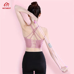 METABEST 8 Shaped Yoga Resistance Rope Elastic Stretching Strap