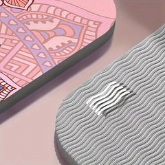 Printed TPE Yoga Mat - Portable Training Equipment
