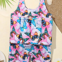 Kids Floating Swimsuit One Piece Toddler Swimwear
