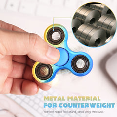 2pcs FIGROL Metal Feel Spinner Toys Stainless Steel Bearings Multicolor Pink