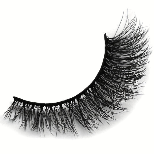 7 Pairs Thick Curling 13mm Fluffy False Eyelashes Daily Cat Eye End Lengthening