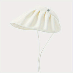 Women Ruched Detail Sun Protection Visor Hat for Spring & Summer