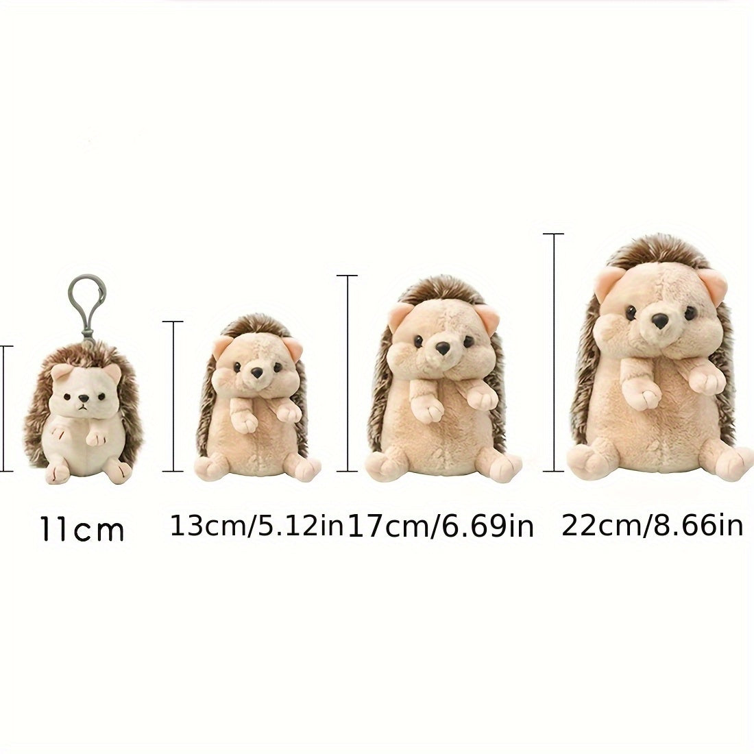 Hedgehog Plush Toy Soft Stuffed Animal Doll Great Gift