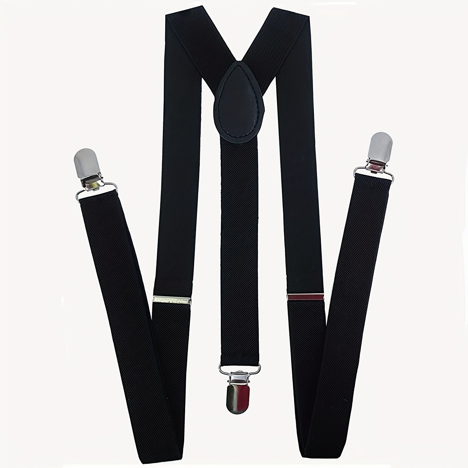Kids Adjustable Suspenders Y Back With Metal Clips