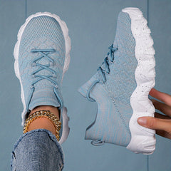Women's Mesh Breathable Sports Shoes Lightweight Non slip Travel Shoes