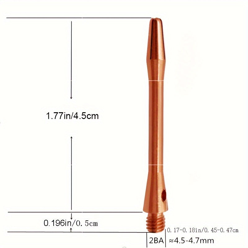2BA Dart Rod Solid Aluminum Rod Metal Shaft Dart Accessory