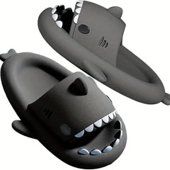 Girl's Shark Slides Comfy Non Slip Slippers