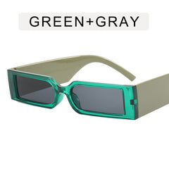 Retro Punk Square Frame Men's Sunglasses UV400