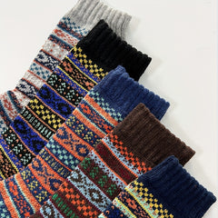 10 Pairs Vintage Crew Socks for Autumn/Winter