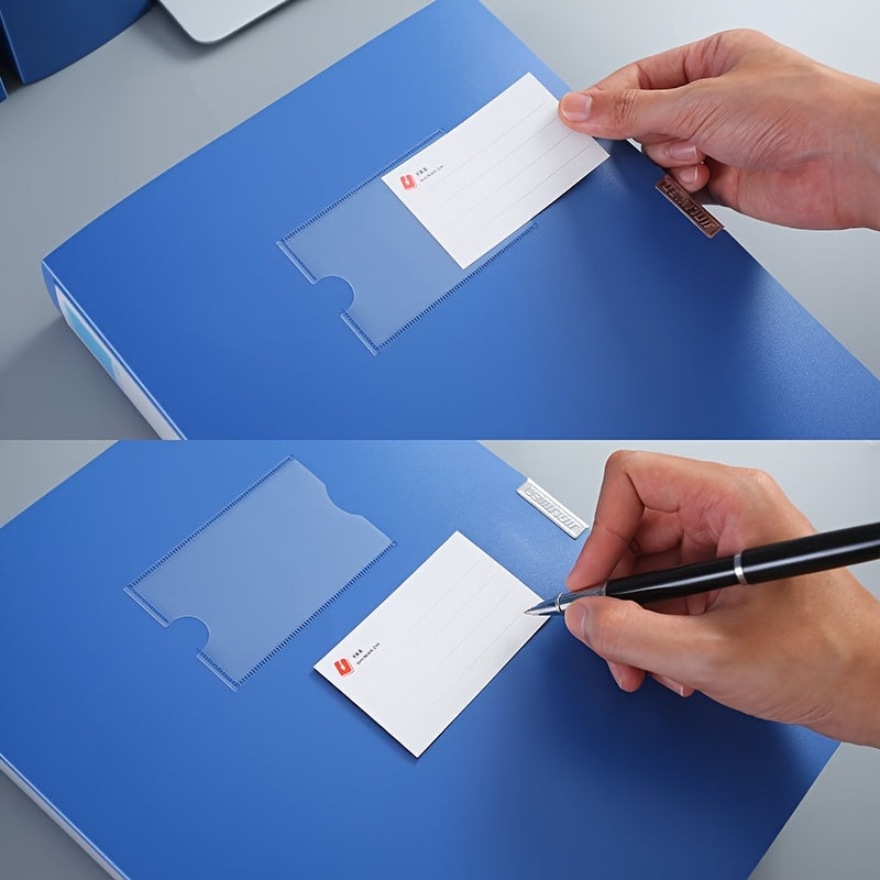 20pcs Plastic File Storage Box Document Holder Office Supplies
