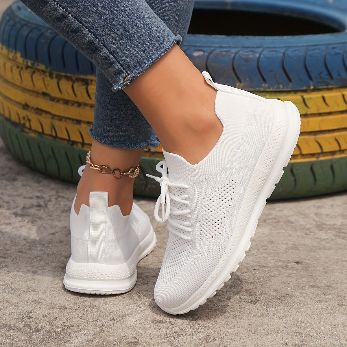Women's Walking Shoes Tennis Sneakers Mesh Sports Shoes
